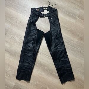 Harley-Davidson Black Leather Chaps